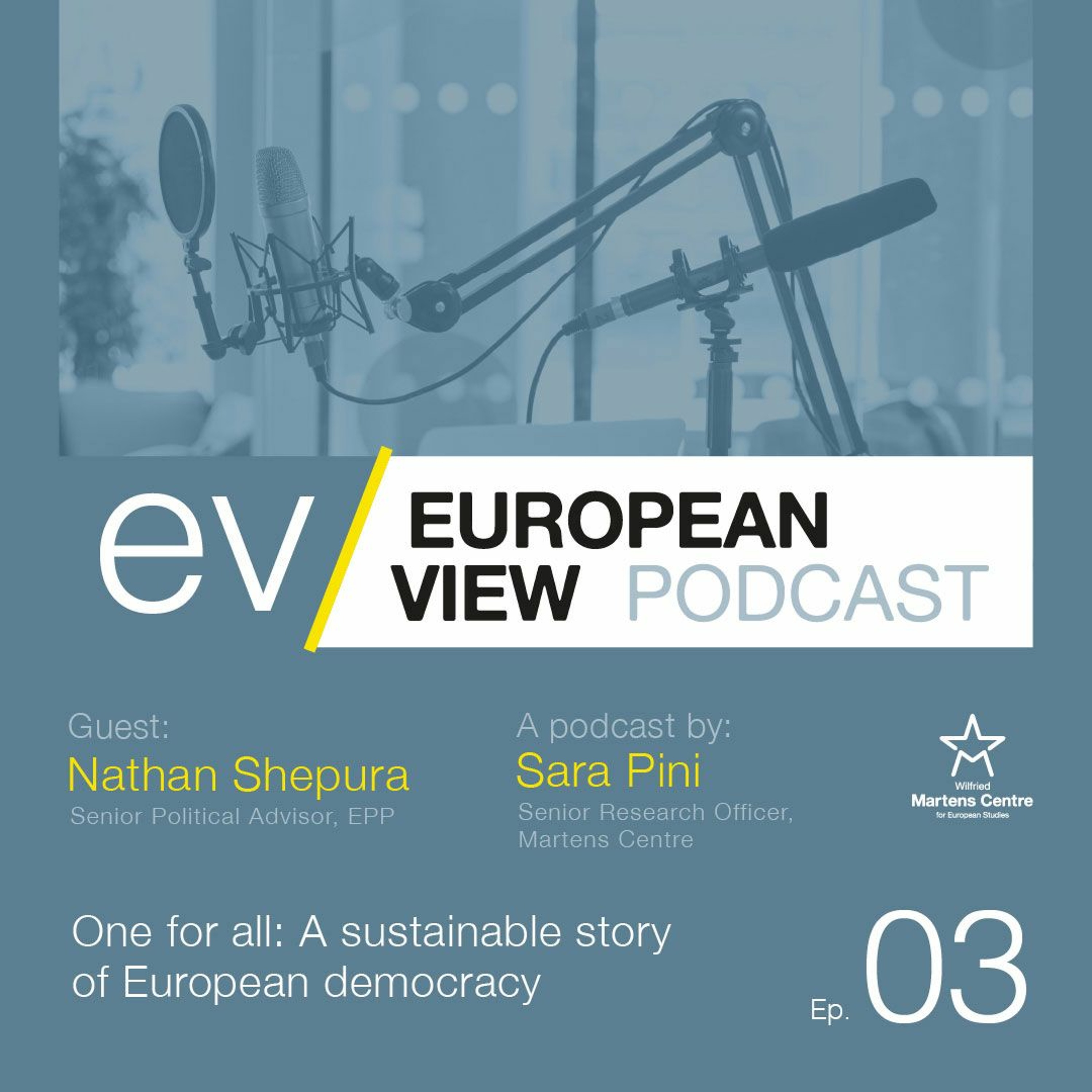 One For All, A Sustainable Story of European Democracy - The European View with Nathan Shepura episode artwork