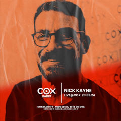 Nick Kayne - Live @ Cox 20.09.2024