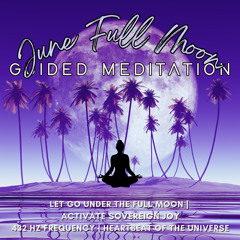 June 2023 Full Moon Guided Meditation | Release + Activate | 432 Hz