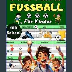 Ebook PDF  📕 Stadt Land Fußball Kinder Junior Edition - Fußball Rätsel ab 8, 9, 10 und älter im kl