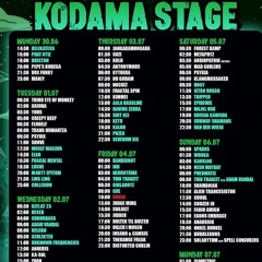 KODAMA STAGE - Short Rec of "KETU" tekno mental live set