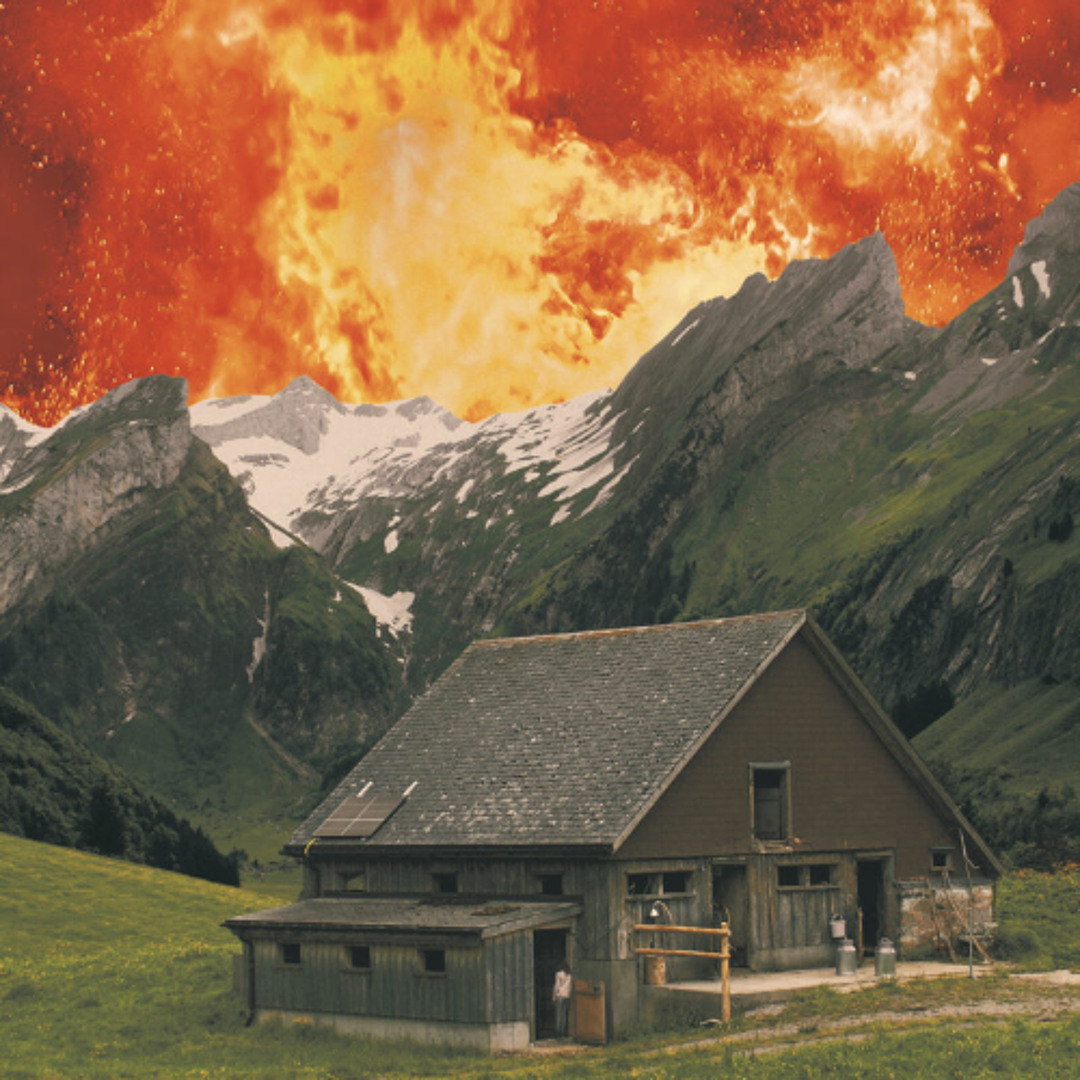 Brennendes Haus