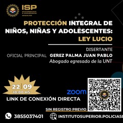Protección Integral De Niños Niñas Y Adolescentes Ley Lucio (Podcast)