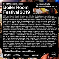 Chords b2b Contakt @ Boiler Room Festival 2019, London