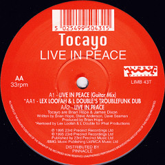 Tocayo -  Live In Peace (Guitar Mix)