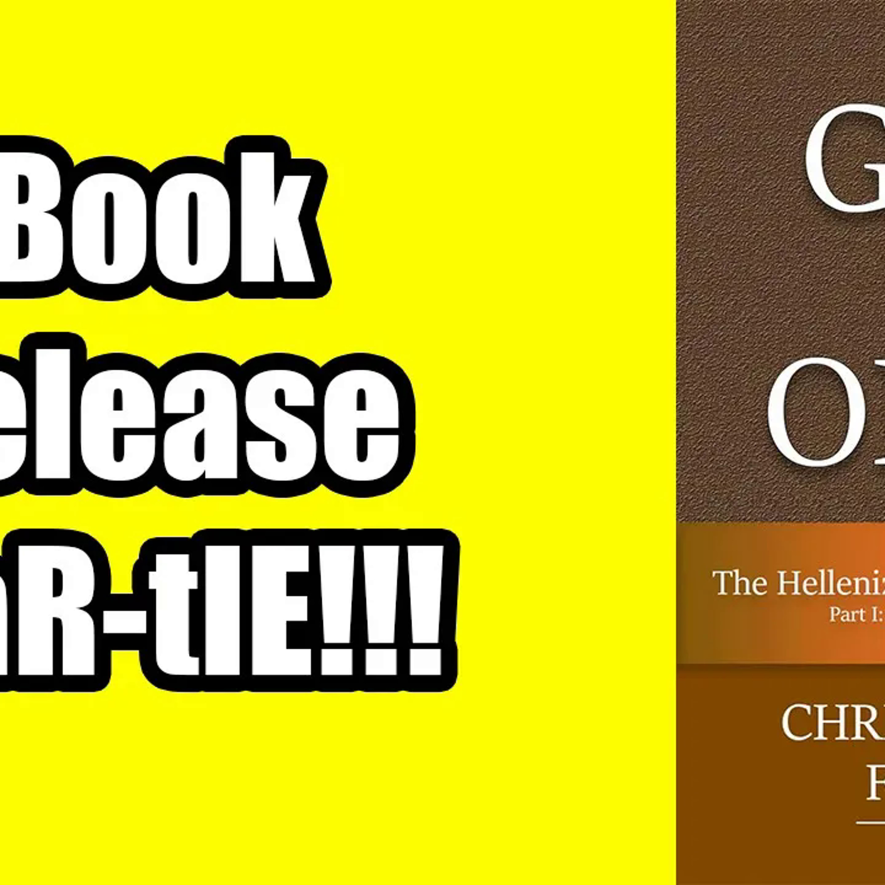 L096 God is Open - book release party. Hellenization of Christianity P1