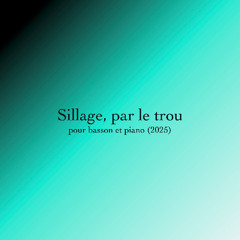Sillage, par le trou (2025)