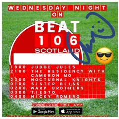 Cameron Mo - Guest Mix - The Weekly Residency Live on Radio Beat106.com (Scotland)