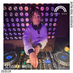 Schnelle Welle for Bögen Radio at Arche Ahoi, Innsbruck (20.03.24)