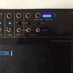 Synthi AKS with Portabellabz Onur's Memory Output Card