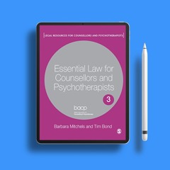 Essential Law for Counsellors and Psychotherapists (Legal Resources Counsellors & Psychotherapi