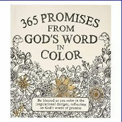 <PDF> 💖 365 Promises From God's Word In Color: Scripture and Coloring Pages, Compact Purse Size -