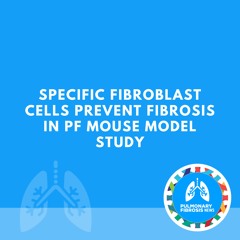 Specific Fibroblast Cells Prevent Fibrosis in PF Mouse Model Study