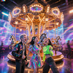 Midnight Circuit Carousel