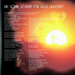 Die Sonne Scheint Für Alle Umsonst (The sun shines free for everyone) 2007 SYNTH POP