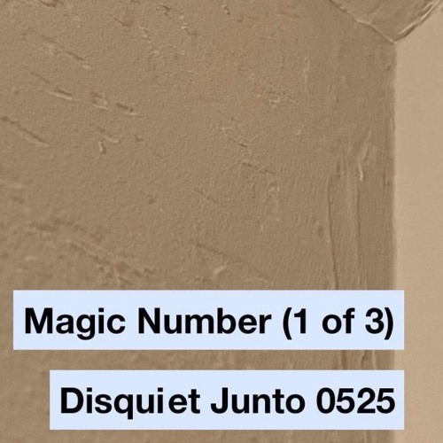 halF numeraL [disquiet0525]