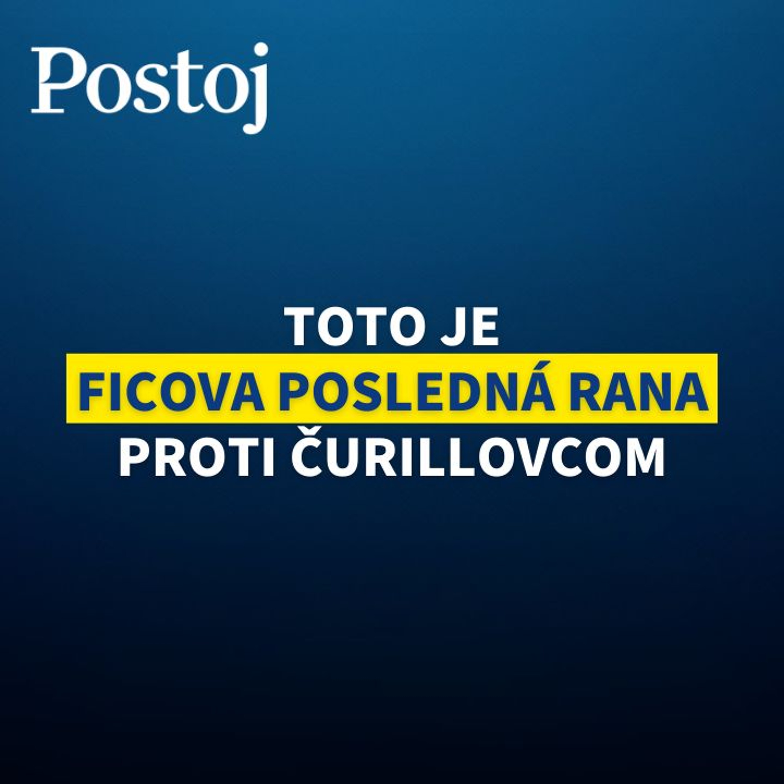 Toto je Ficova posledná rana proti čurillovcom. Ak to padne, Smer ich nechá (Debata v redakcii)