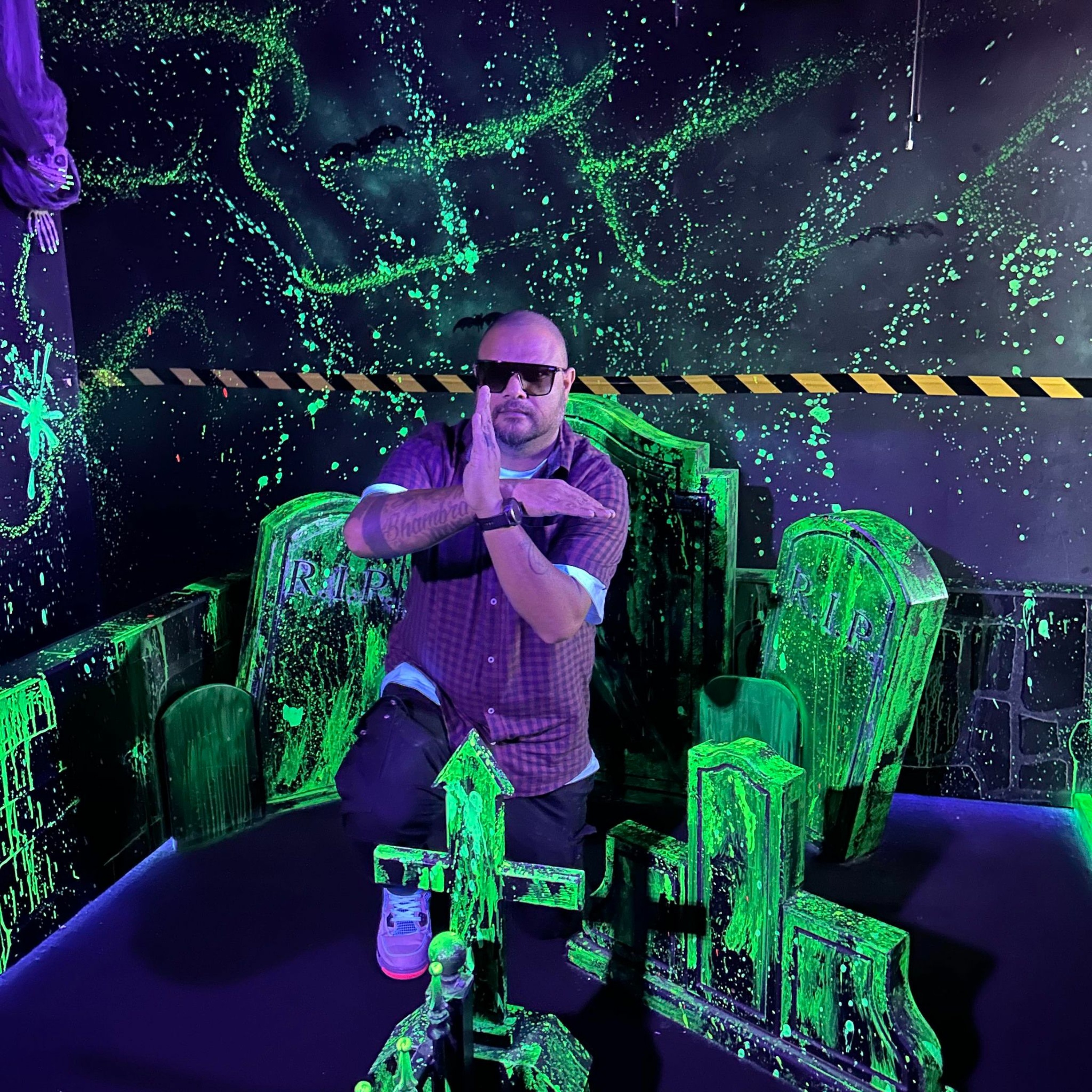 DSingh 40th Birthday Party in the Techno Bunker