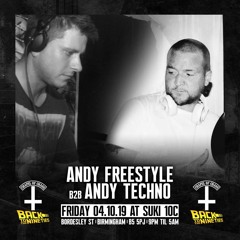 Andy Freestyle vs Andy Techno w/ MC Frostie @ Chapel Of Chaos 'Back To The 90s' 04.10.19