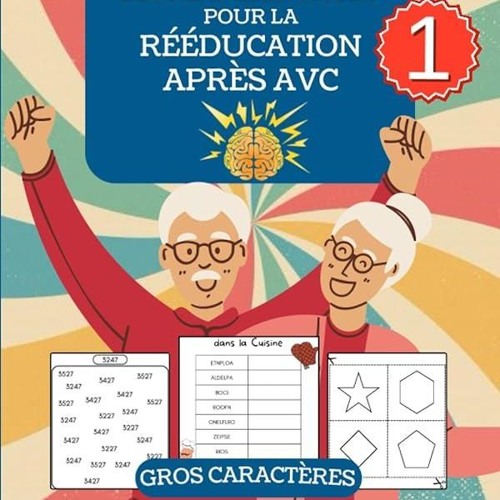 PDF✔read❤online Livre d'Exercices Pour la R??ducation Apr?s AVC: XXL Mots Crois?s et Jeux de