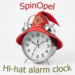 Hi-hat alarm clock