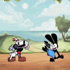 A Couple of Old Heads (Round-a-bout but It's a Cuphead and Oswald Cover