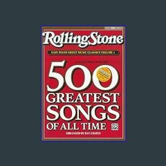 (DOWNLOAD PDF)$$ 📕 Rolling Stone Easy Piano Sheet Music Classics, Vol 1: 39 Selections from the 50