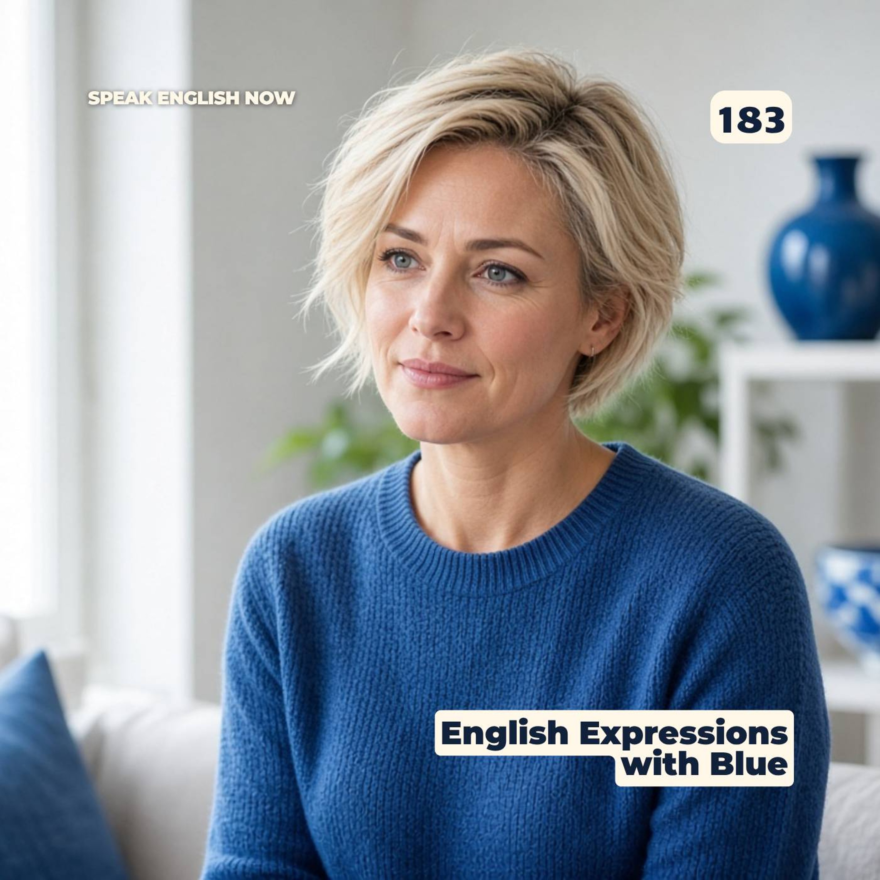 #183 English Expressions with the color Blue episode artwork