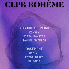 Moe AL @ Club Bohème 20.04.2024 Schumacher Club Bochum