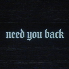 Need You  Back (w/kaynbirs)