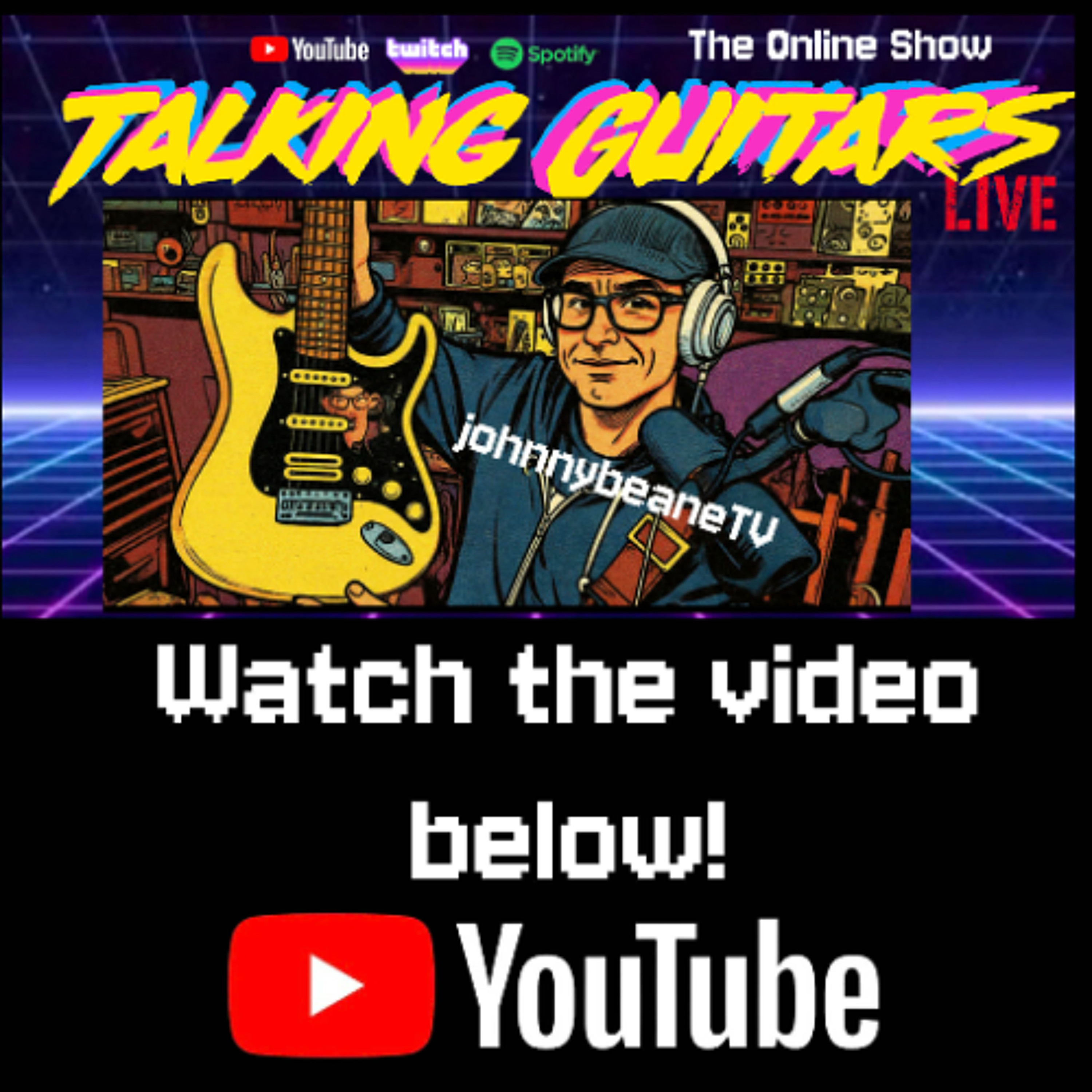 🛠️ 🎸 Talking Guitars: Adam the Woo Tribute, KISS band Future & Squier Strat Mods 12/23/25 🎸 episode artwork