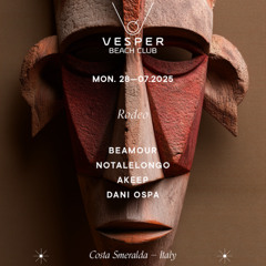 Akeep @ Vesper Beach Club (Porto Cervo/Sardinia) 28/07/2025