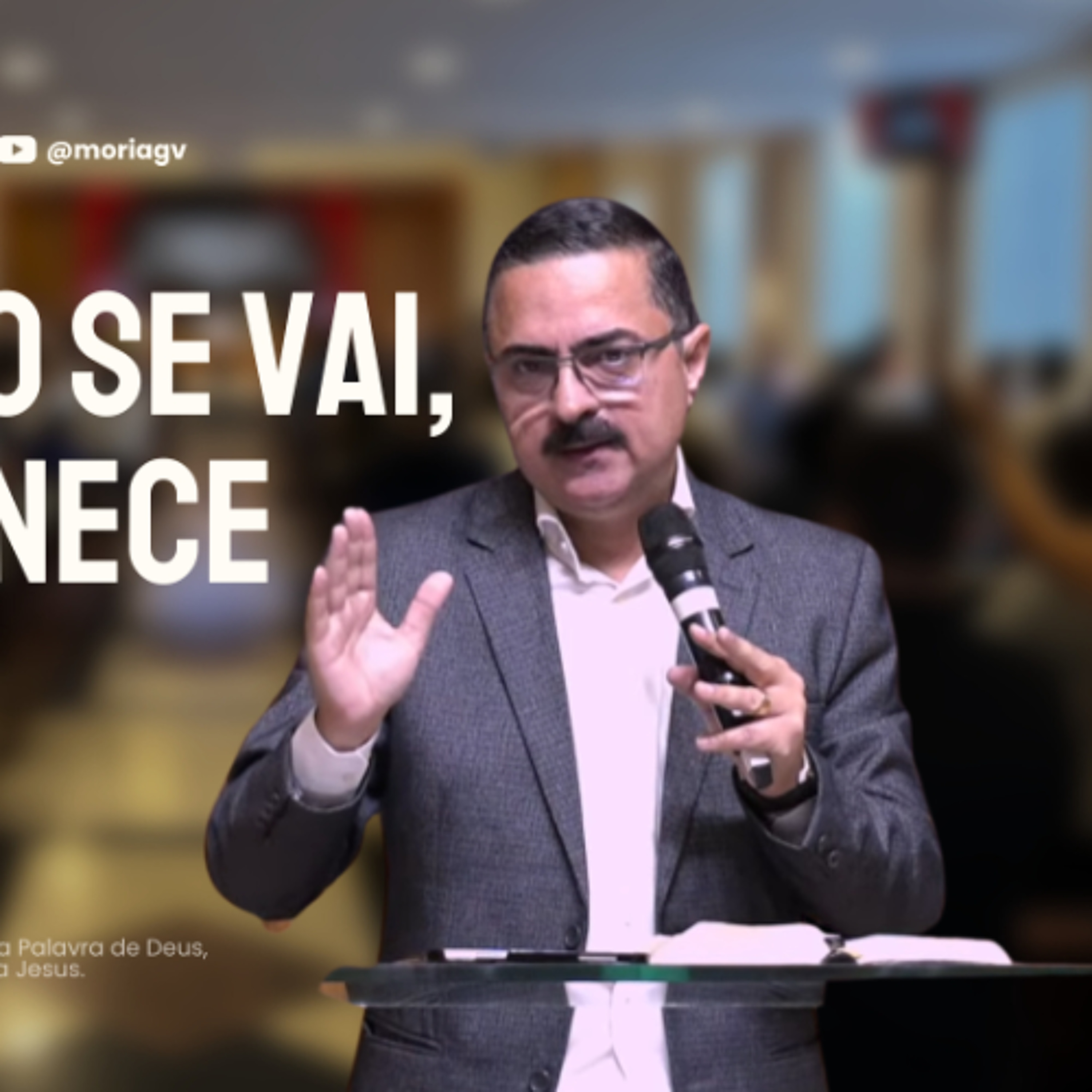 Quando tudo se vai, Deus permanece - Pr. Rogério Araújo - Culto de Adoração [24.05.2026]