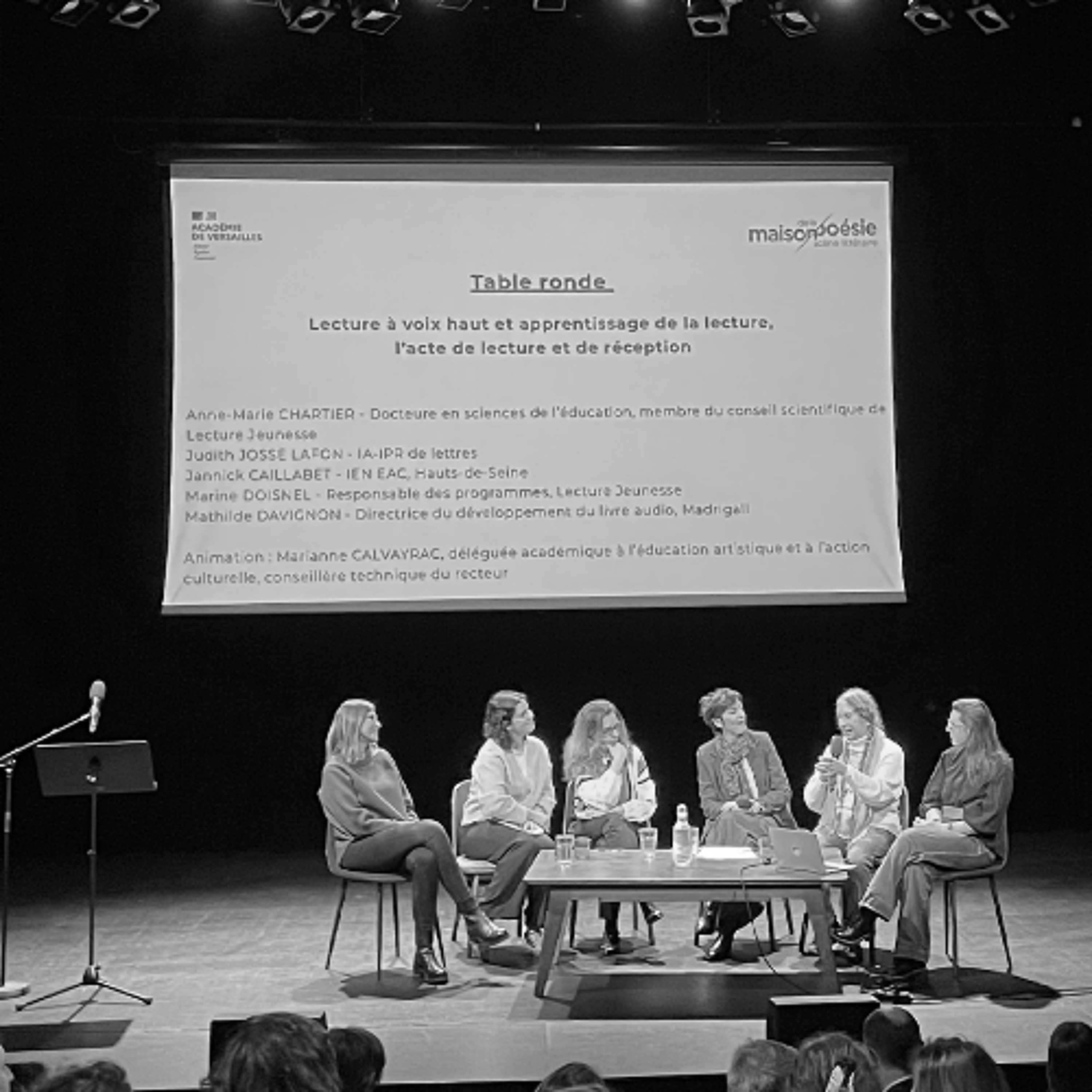 Table-ronde : « Lecture à voix haute et apprentissage de la lecture, l’acte de lecture et de réception »
