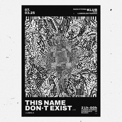 THISNAMEDONTEXIST – Live Set | Nada Eterna Klub 006, Bilbao 2025