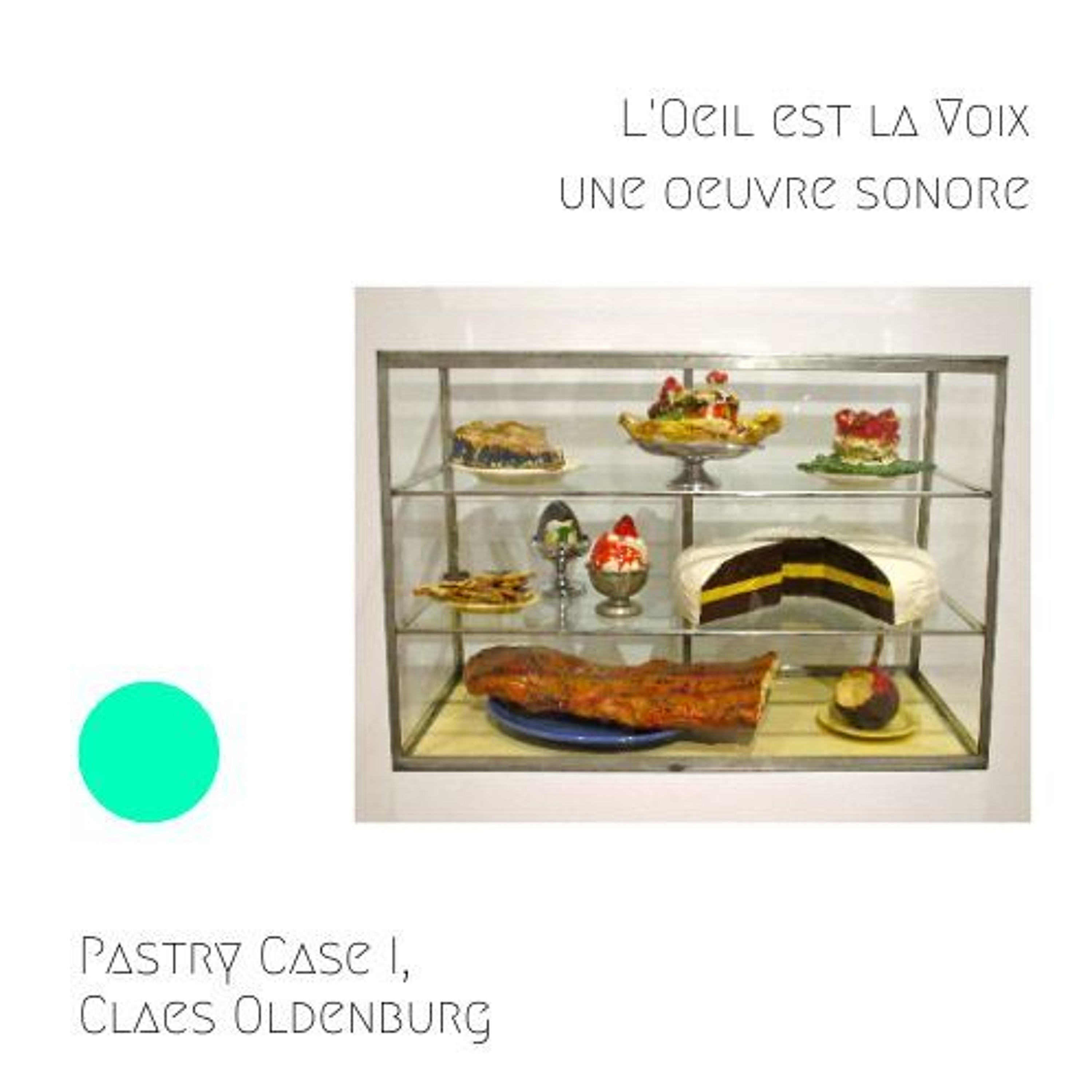 Pastry Case I, 1961-1962, Claes Oldenburg