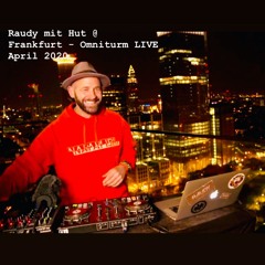 Raudy_mit_Hut at Omniturm in Frankfurt | April 2020