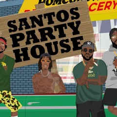 Smoke Dza Ft. Wiz Khalifa, Big Krit, Curren$y - Santos Party House(Diez Le Pro Remix Clean)