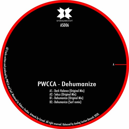 Premiere: PWCCA "Dehumanize" (Sarf Remix) - Analog Section