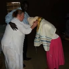 Talking about Kenya today in the church