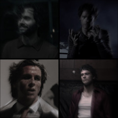 DEATH RATTLE- joe goldberg, dexter, brian moser and patrick bateman