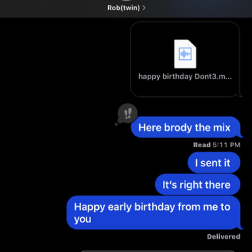 happy birthday Dont3 Playlist #1