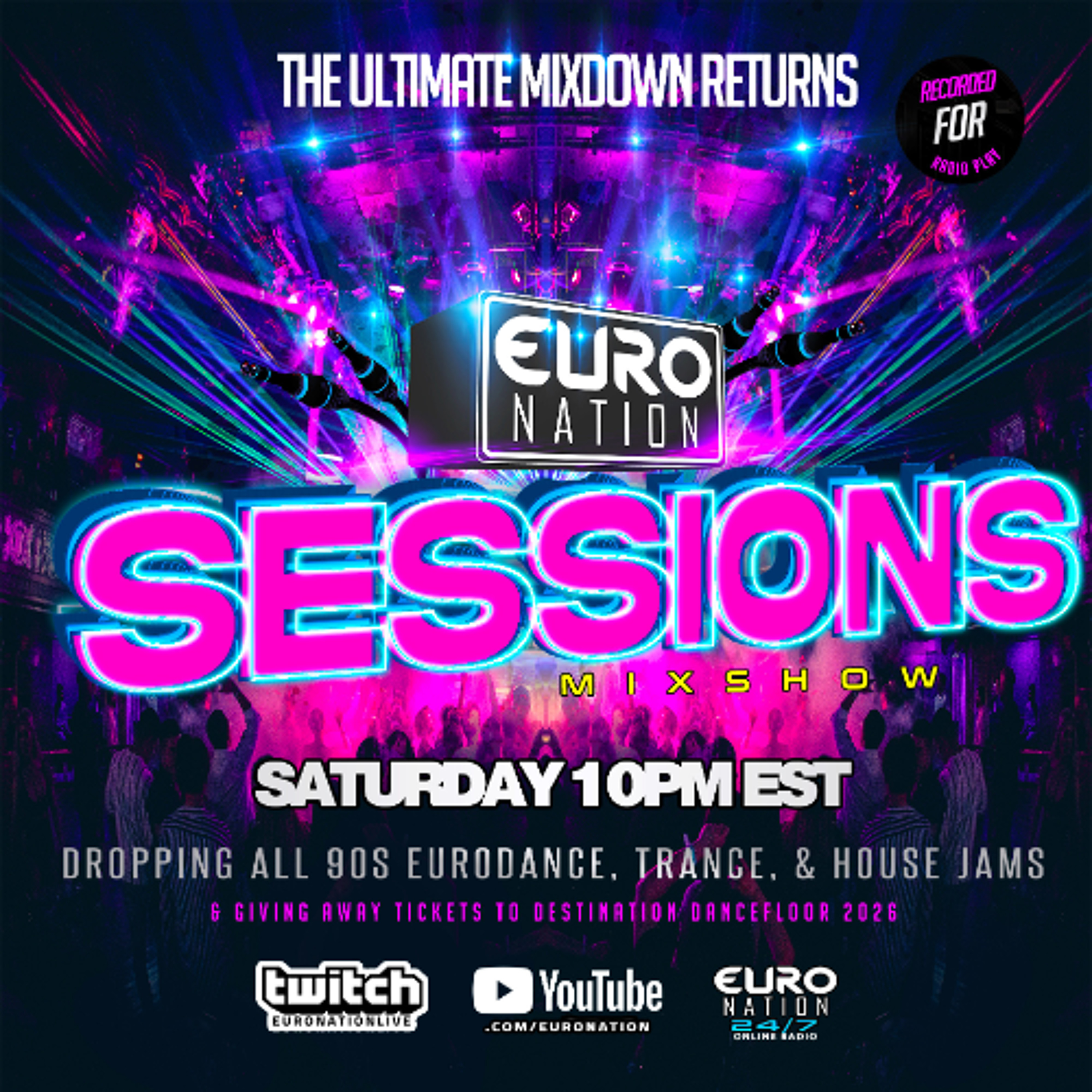 Euro Nation SESSIONS April 12, 2026 | 90s & 2000s Eurodance, Trance, House episode artwork