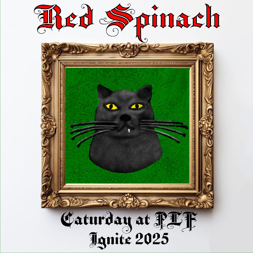 Red Spinach Caturday Mix @ PLF - Ignite 2025