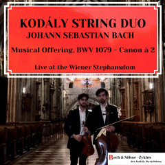 J.S. Bach: Musical Offering, BWV 1079 (Canon à 2)