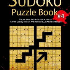 ✔Audiobook⚡️ F*CKING HARD SUDOKU PUZZLE BOOK #4: The 300 Worst Sudoku Puzzles in