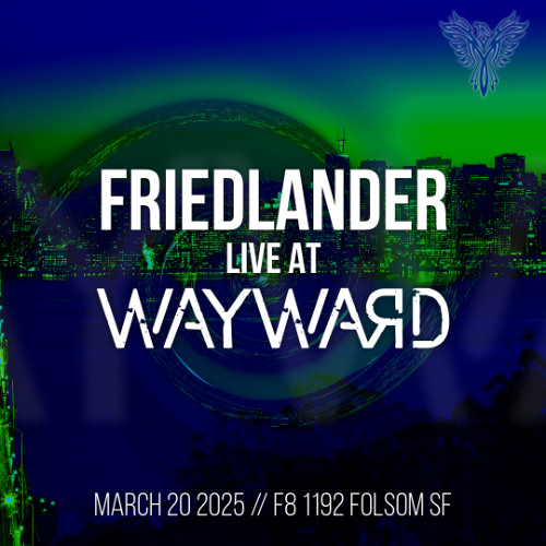 Friedlander live at Wayward f8, SF 2025.03.20