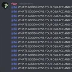 @Bei WHATS GOOD HOWS YOUR OSU ACC AND DELTA CLEAR??? FIRST ROMANIA??? 😆 😆 😆 😆 😆 🔥