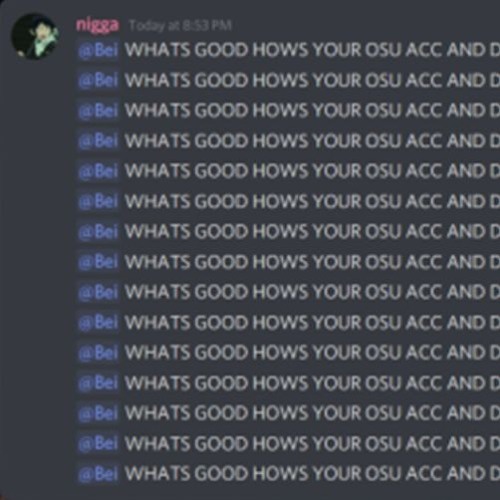 @Bei WHATS GOOD HOWS YOUR OSU ACC AND DELTA CLEAR??? FIRST ROMANIA??? 😆 😆 😆 😆 😆 🔥