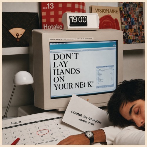 DON'T LAY HANDS ON YOUR NECK!